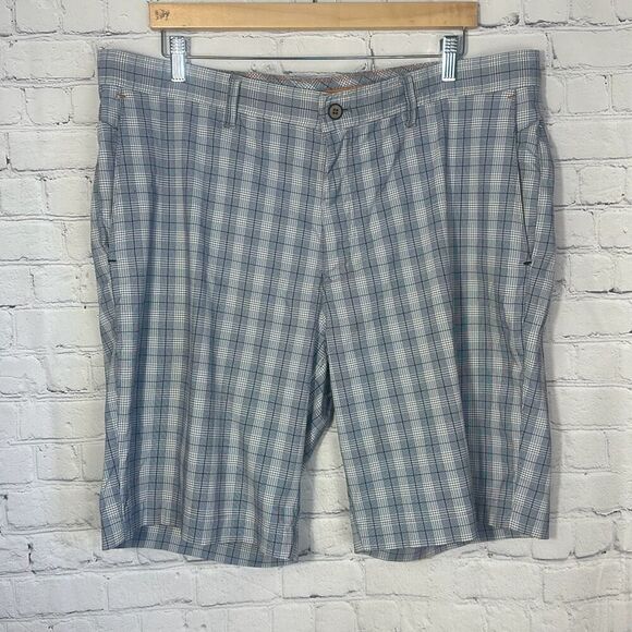 Tommy Bahama Paradise Tech Nylon Plaid Shorts size 38 - Picture 1 of 7
